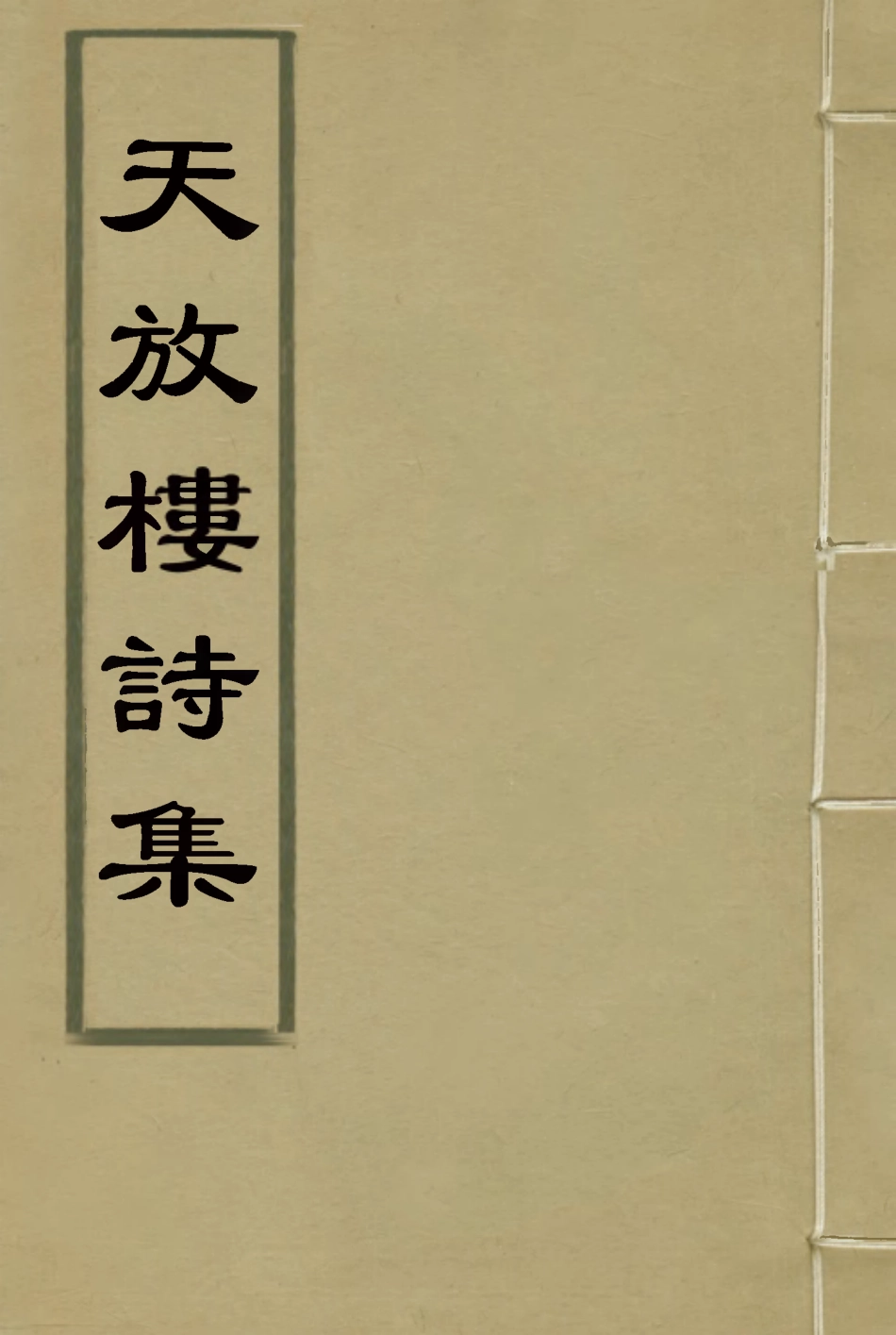 115099-天放樓詩集一_金天羽著 .pdf_第1页