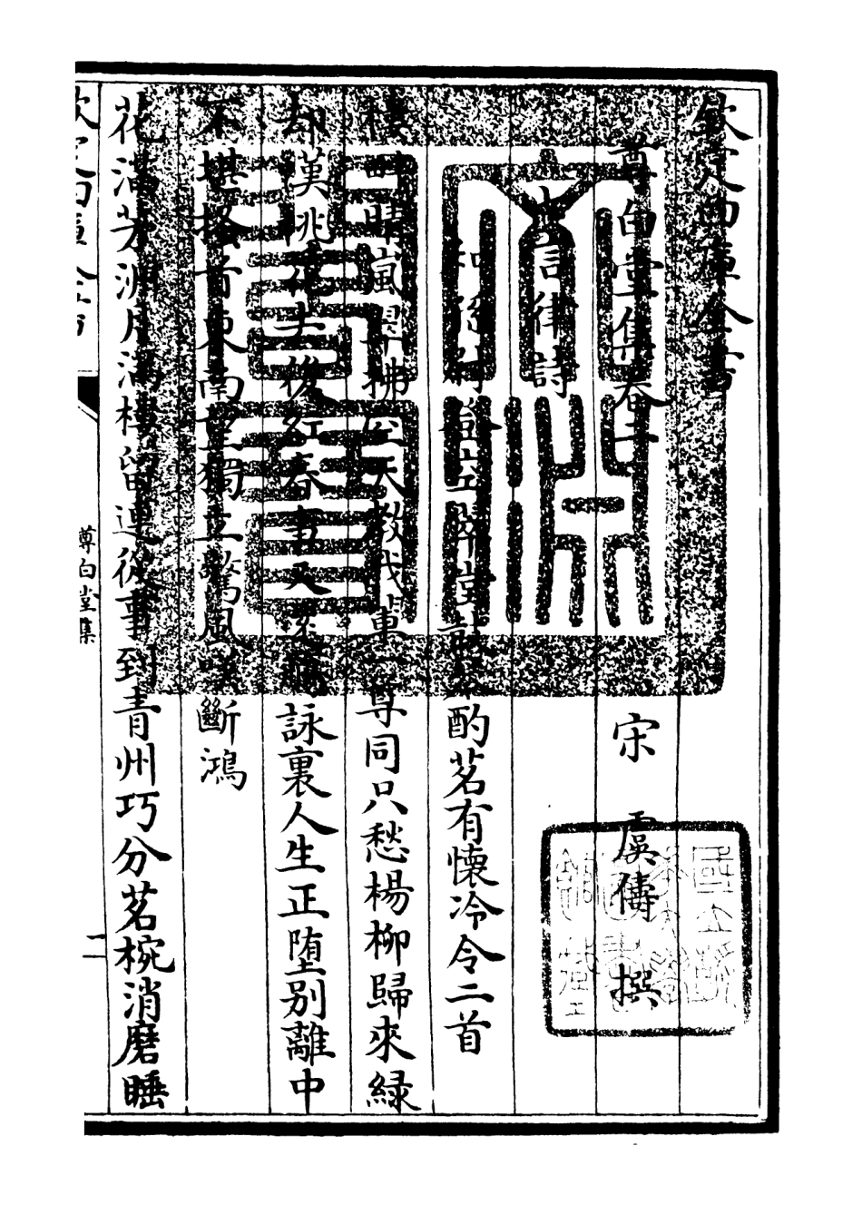 106132-四庫全書珍本初集集部別集類之尊白堂集02 .pdf_第3页